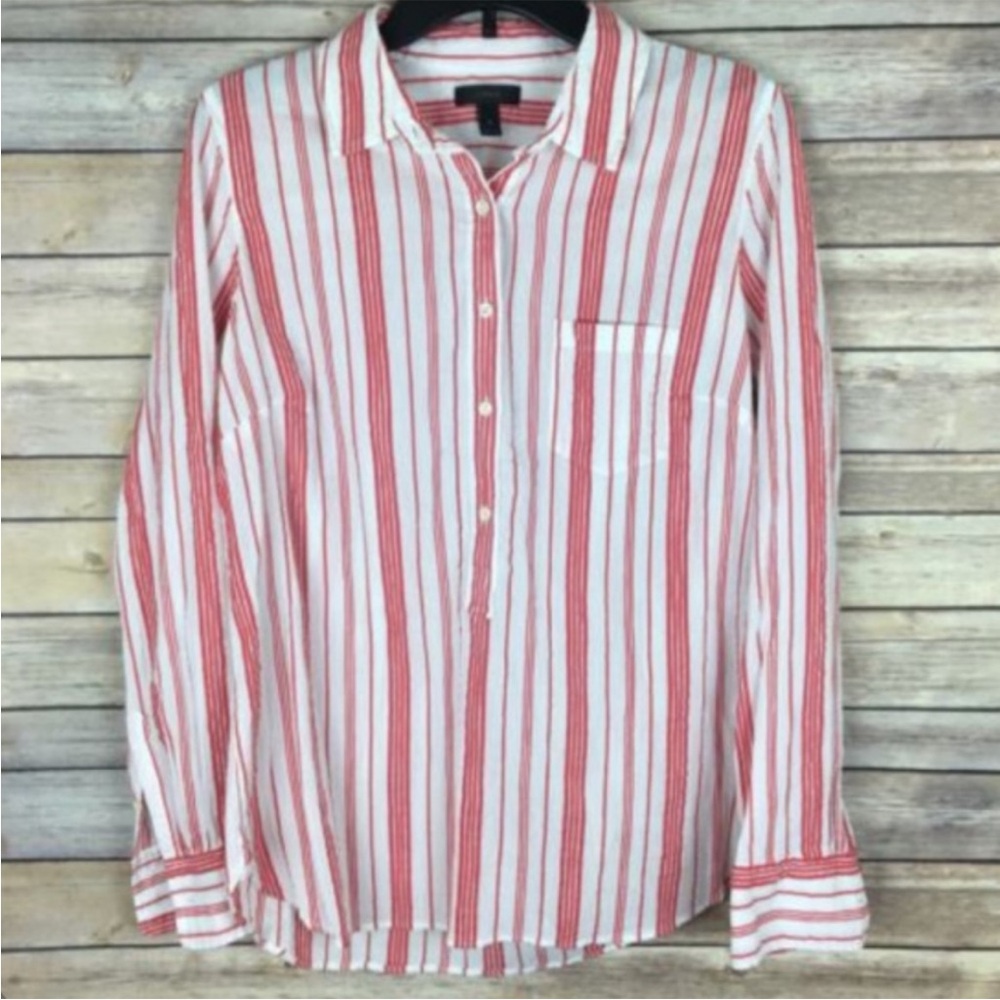 JCREW Cotton Striped Button Down